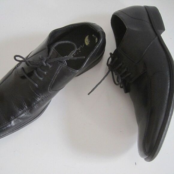 STUDIO VIA SPIGA Mens Shoes 9 Black Leather - Picture 6 of 7